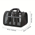 Foldable Pet Carrier Bag Breathable Mesh – Portable Soft Sided Tote for Cats & Small Dogs, Collapsible Travel Handbag, S/M/L, 7 Colors