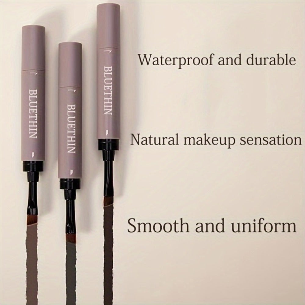 Waterproof Eyebrow Pencil Double-Ended Micro Precision Tip – Smudge-Proof Brow Definer, for Makeup, Travel and Everyday Vanity Use