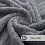 Towel Set 4 or 8 Piece Microfiber Collection with Hair-Drying Cap Options in Four Colors for Home and Guest Use