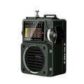 Shortwave Radio Bluetooth Speaker HRD-700 with FM MW SW WB NOAA Weather Alerts, MicroSD, ATS Presets