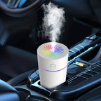 USB Cool Mist Humidifier with Color-Changing Night Light, Portable Desktop Car Aromatherapy Humidifier Nano Fine Mist Facial Steamer