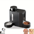 Gravity Dog Water Dispenser & Feeder 2-in-1 Set – 1.59 Gal Water + 5.73 lb Food, Automatic No-Electric Gravity Feeding Station with 304