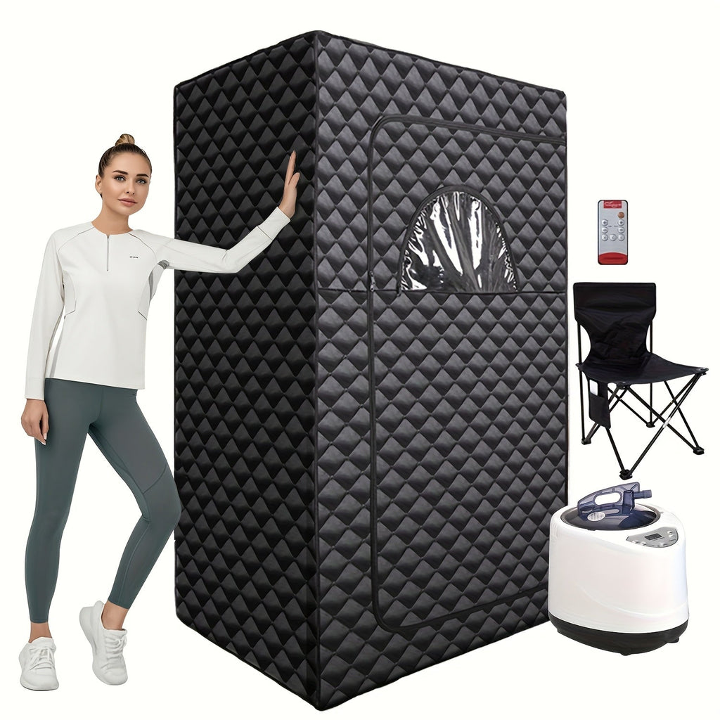 Portable Sauna, Steam Sauna Tent Home Spa Gym Yoga Detox Relaxation for Garden, Patio and Yard Use