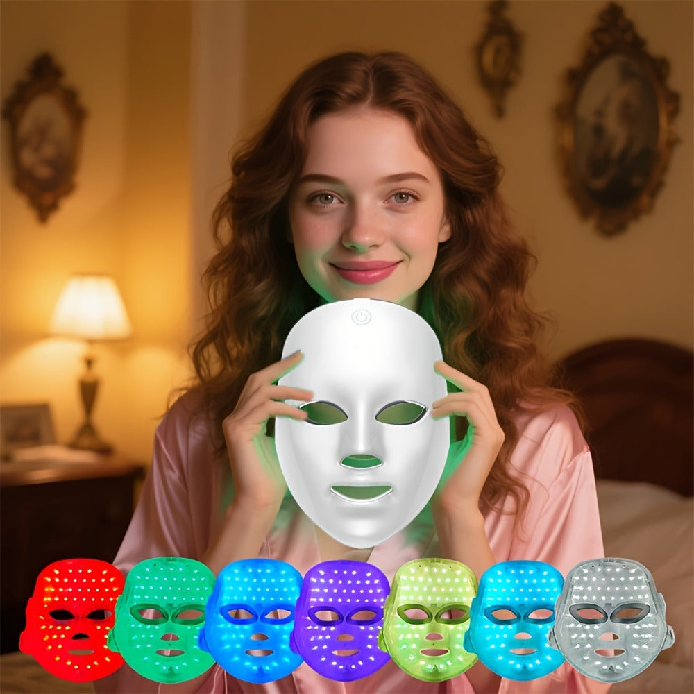 LED Light Therapy Device 7 Color Photon USB Powered for Bath Time, Home Spa and Personal Care