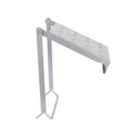 Ladder Platform Scaffold Board Work Tray Retractable Workstation Tool Tray Attachment for Extension Ladders Easy Install Silver