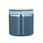 Stainless Steel Lunch Box 630ml Leakproof Stackable Thermal Bento Box with Handle 304 Steel Heat Cold Insulation Container for School Office