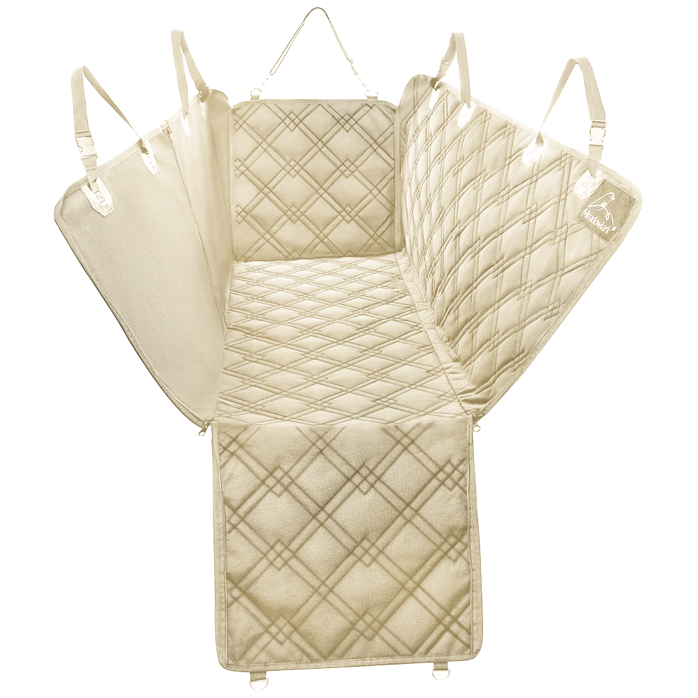 Waterproof Dog Car Seat Hammock Standard / Beige