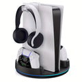 PS5 Charging Station with RGB Light Stand for PS5 Slim PS5 Pro - Fast Dual Controller Charger for an Everyday Personal Care Routine