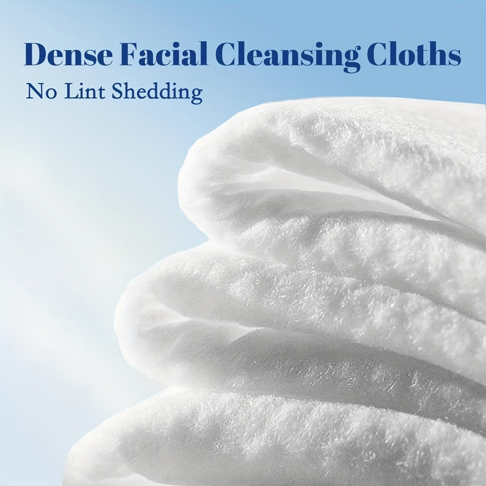 Disposable Facial Towels Extra Large Thick Dry Wet Cleansing Cotton Towel 40 Sheets Per Box for Entryways, Bedrooms and Living Spaces