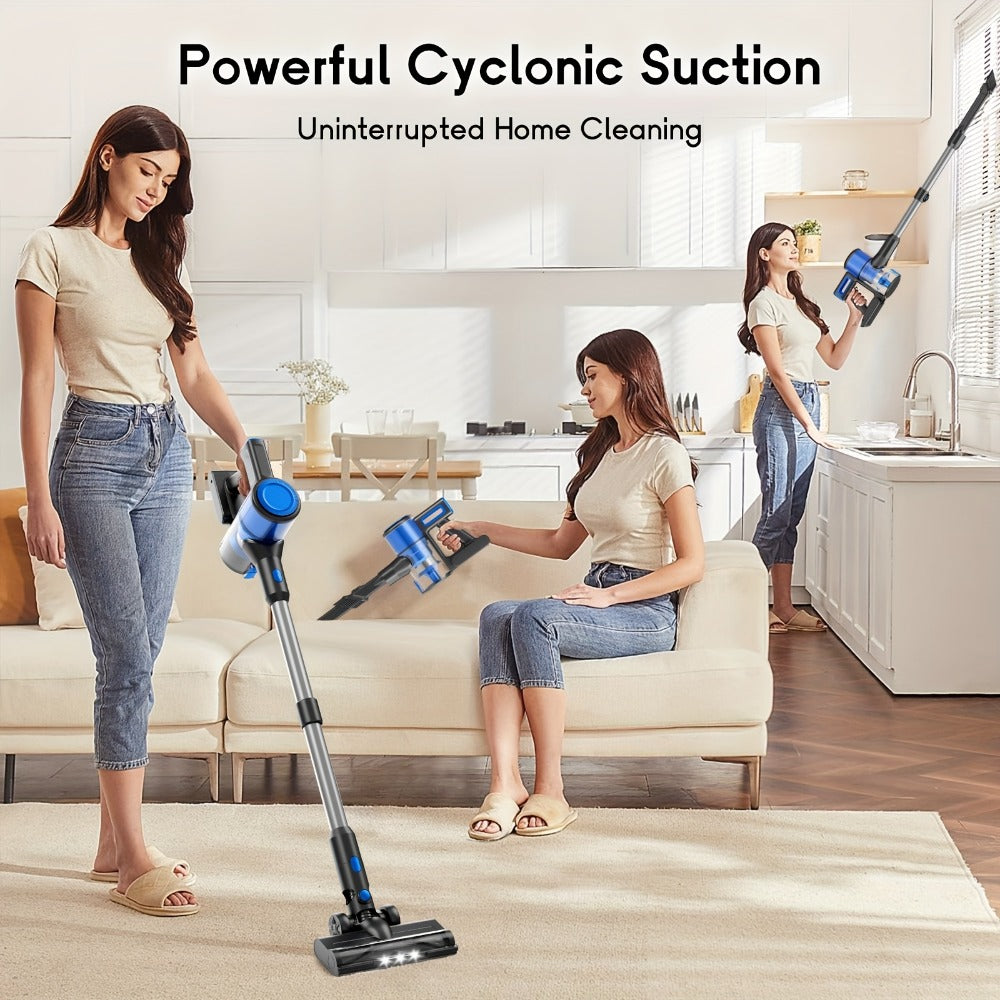 Stick Vacuum Cleaner 70Kpa MAX Suction Cordless & Corded 8-in-1 Handheld Vacuum for Hard Floors, Carpets & Pet Hair