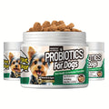 Dog Probiotic Soft Chews, Chicken Flavor, 90-Count Bottle with One- or Three-Bottle Checkout Options