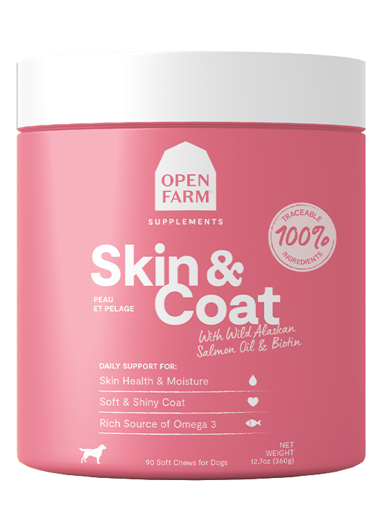 Dog Skin and Coat Supplement Chews 90 chews