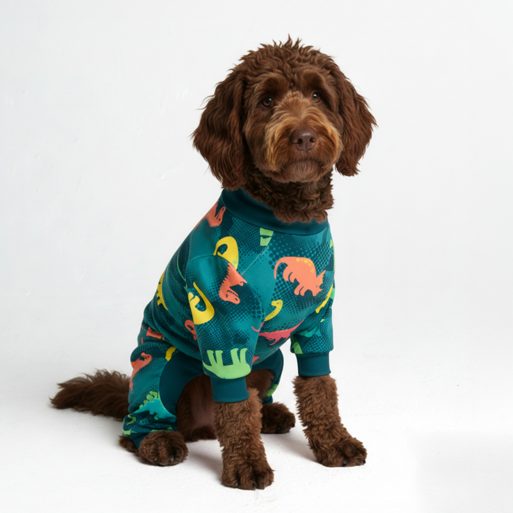 Dinosaur Dog Pajamas, 2XL
