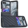 Phone Case Navy Dual-Layer PC and TPU Cover for Motorola Razr 2024 in a Single-Color Configuration
