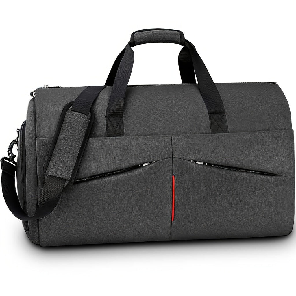 Carry-On Luggage 55L Convertible Garment Duffle with 17 Pockets, Shoe Zone & YKK Zippers for Travel