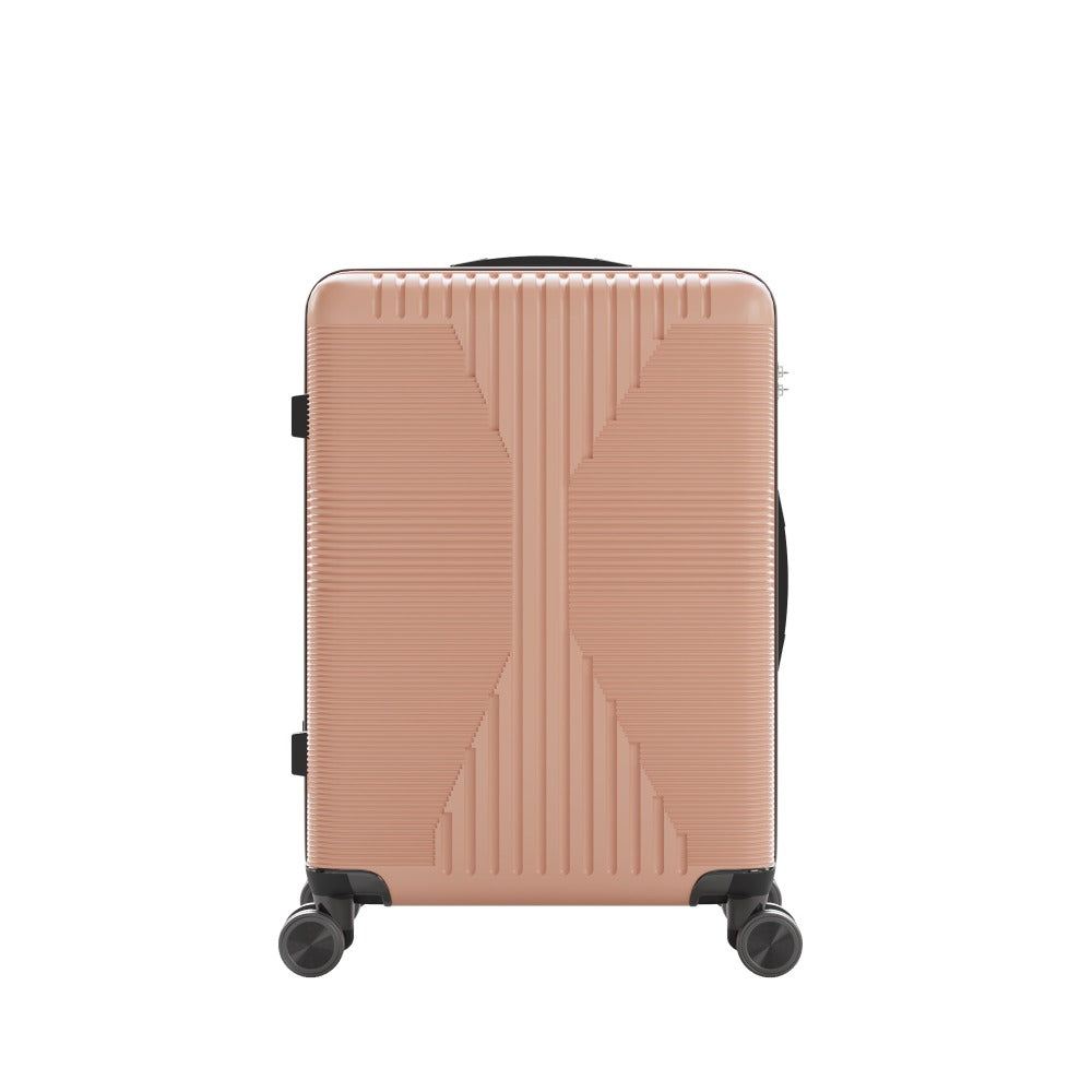 Carry-On Luggage Lightweight PP Spinner with Combination Lock & 20/24/28-Inch Options for Travel & Easy Storage
