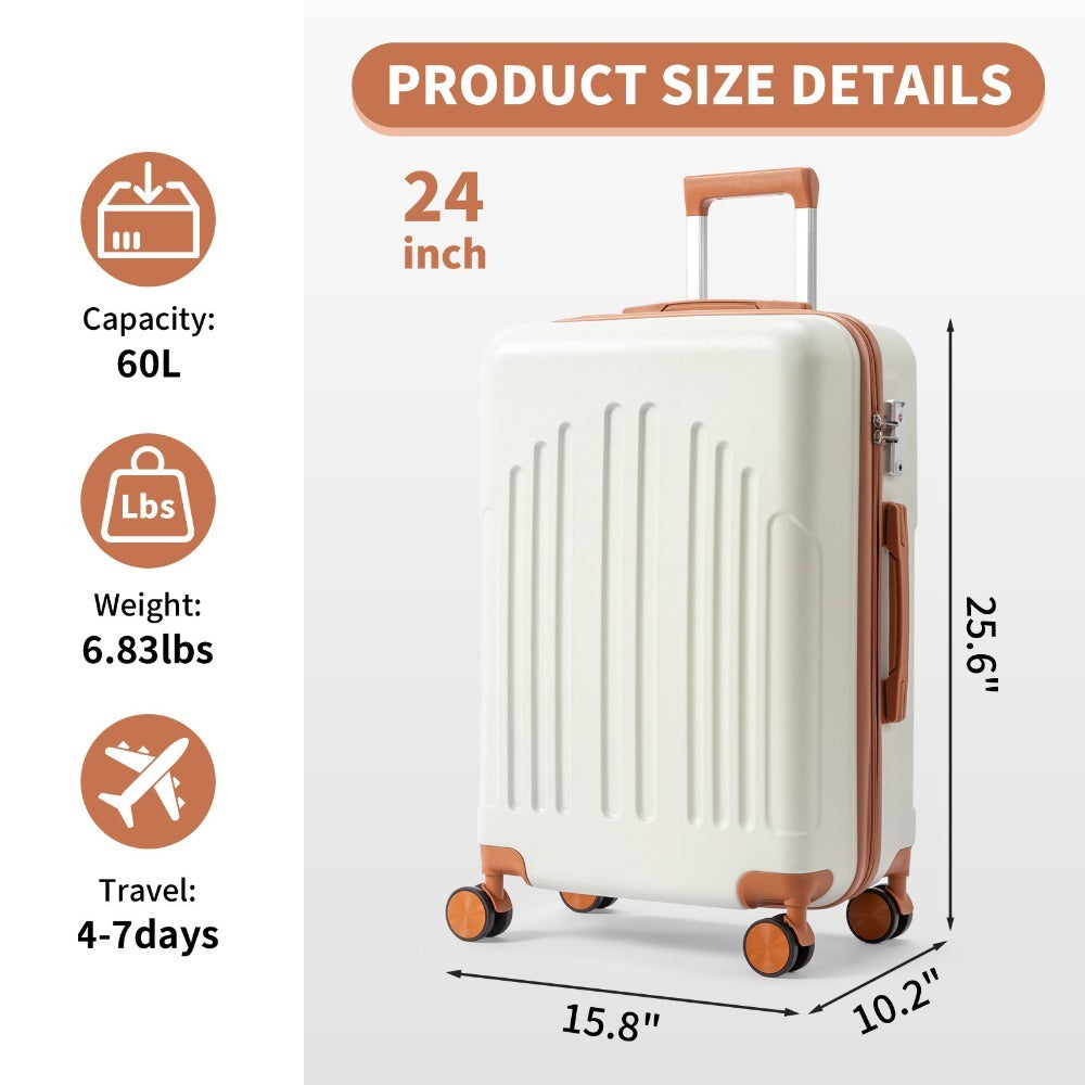 Carry-On Luggage Lightweight Hardshell Spinner with TSA Lock & 20/24/28-Inch Size Range for Travel & Easy Storage
