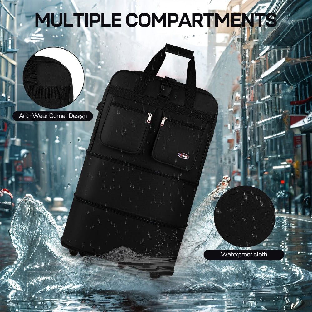 Carry On Luggage – 40 Inch, Expandable, Foldable, Spinner Wheels – detail view 45