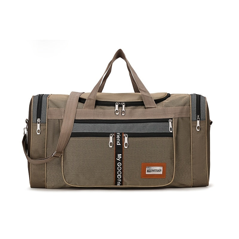 Carry-On Luggage Foldable Large-Capacity Duffel for Long Trips, Gym & Weekends in 3 Colors