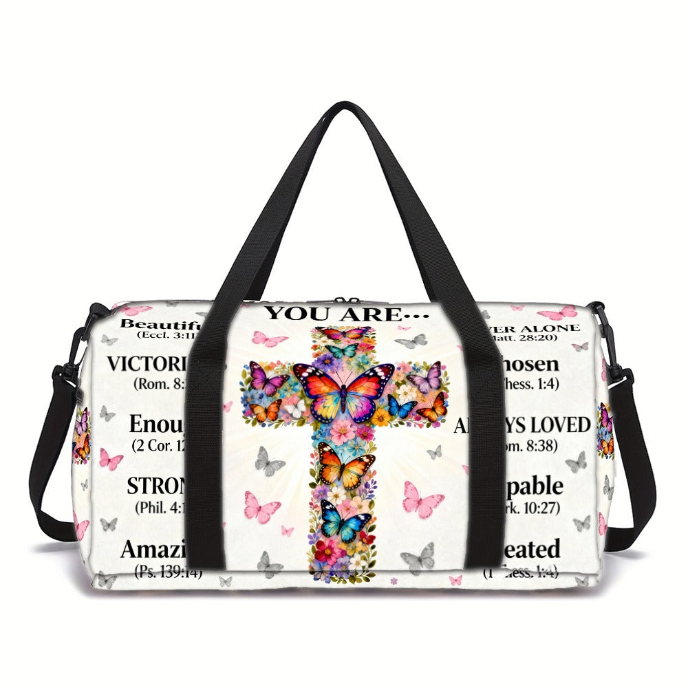 Carry On Luggage – Large Capacity, Adjustable Strap – front view