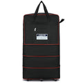 Carry-On Luggage Foldable 6-Wheel Rolling Bag with Extra-Large Expandable Capacity & 2 Colors