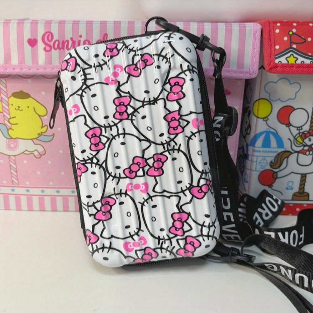 Carry On Luggage – Mini, Cute Kawaii Mini Hard Shell – front view