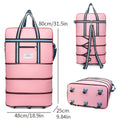 Carry-On Luggage Oversized Expandable Rolling Duffle with Swivel Casters & 3 Colors for Travel & Easy Storage