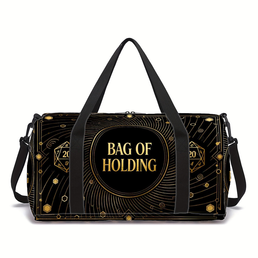 Carry-On Luggage Printed Polyester Duffel with Large Storage, Side Pockets and Suitcase Sleeve