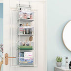 Hanging Storage Organizer 4 or 6-Layer Foldable Non-Woven Bag in Gray or Neutral Color Options
