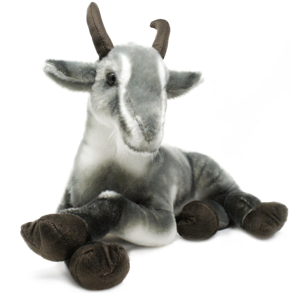 Stuffed Animal Patrick Pygmy Goat in 18-Inch Size with Acrylic Plush Fabric and Care for Character Display, Room Decor and Gift Presentation