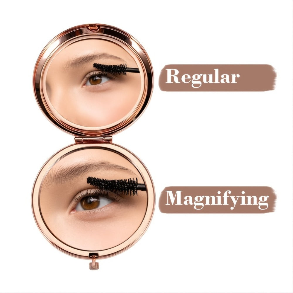 Engraved Compact Mirror Gift for Granddaughter Daughter Women – Magnifying Pocket Purse Mirror Personalized Keepsake for Christmas Birthday