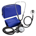 Blood Pressure Monitor Manual Aneroid Set, Upper-Arm Nylon Cuff with Dial Gauge, Stethoscope and Case