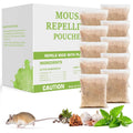 Peppermint Rodent Pouches 10/12 Pack, Mouse Mice Rat Spider Squirrel, Pest Control Pouches for Indoor Outdoor Home Garage