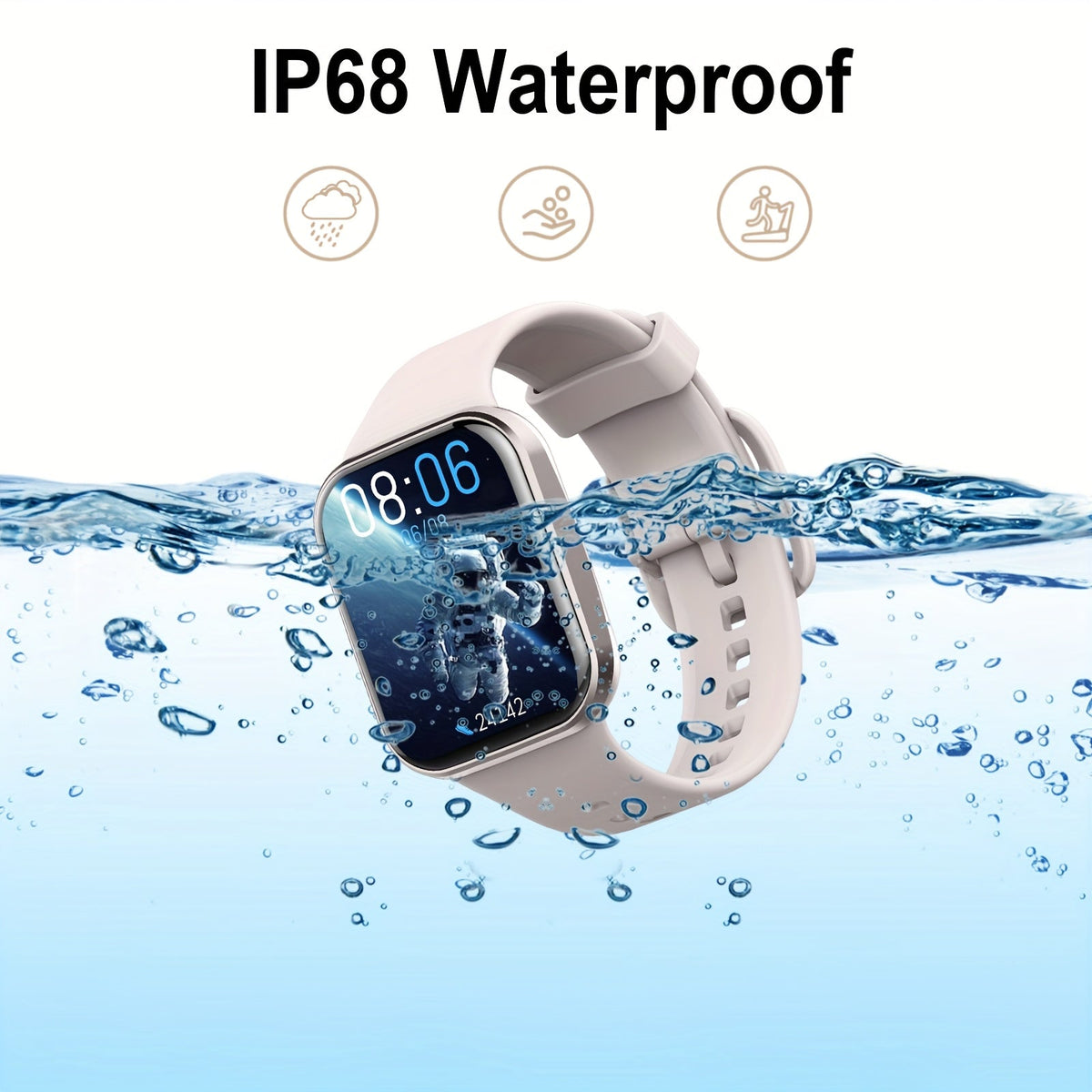 112 Sports Modes Smartwatch Bluetooth 5.3 for Men Women for an Everyday Personal Care Routine