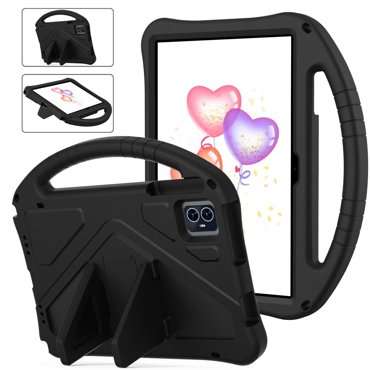 T-Mobile Revvl Tab 2 10.1-Inch Tablet Case with Carry Handle and Folding Stand in Six Solid Colors