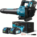 Cordless Leaf Blower 580CFM 160MPH, 2×4.0Ah Battery Powered, 3-Speed Adjustable for Garden, Patio and Yard Use