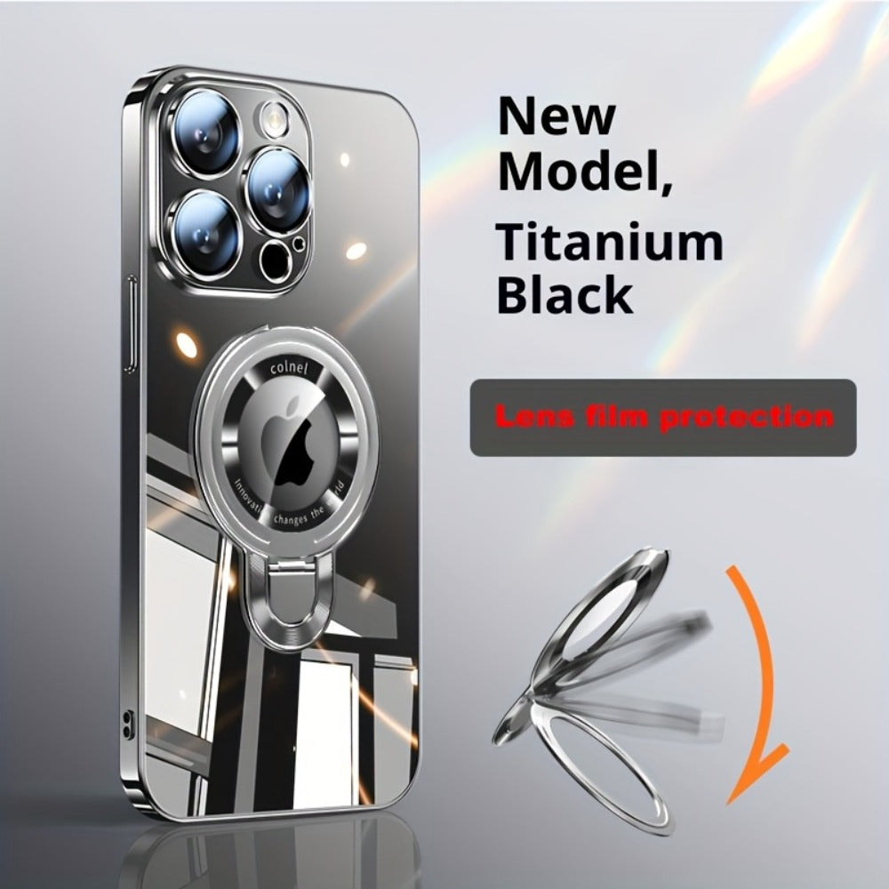Magnetic U-Stand iPhone Case 2-Piece Set Drop Protection Streamlined Design for iPhone 17 Pro Max for an Everyday Personal Care Routine