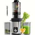 Cold Press Juicer Machine with Large Feed Chute - Slow Masticating Juicer for Whole Fruits & Vegetables