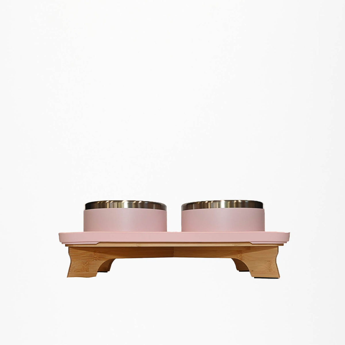 Elevated Pet Slow Feeder and Bowl Set Cool Pink (Light Pink) / Small (1-2 Cups) / 3 inches