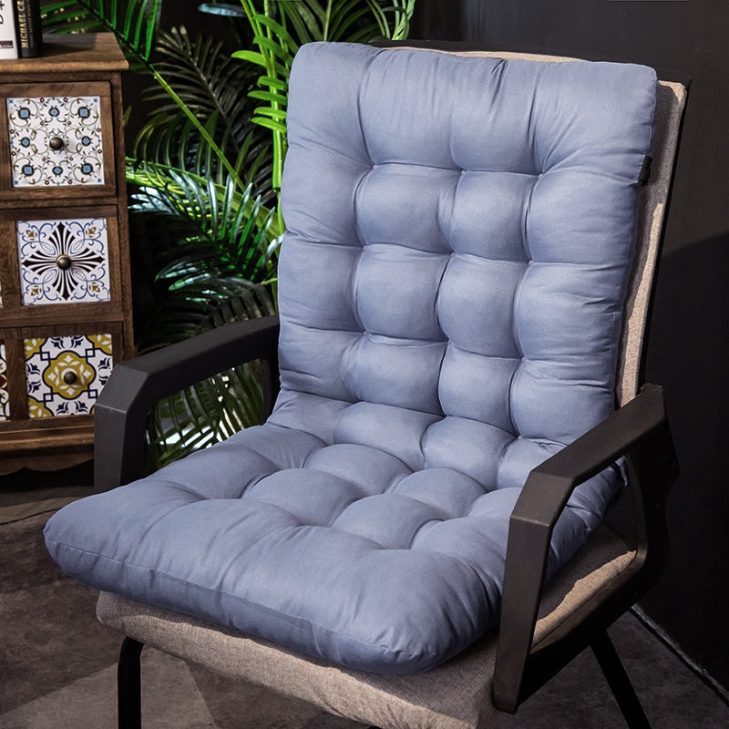 Chair Pad shown in the Gray Blue, 45*85cm/17.2*33.46in option