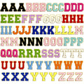 Chenille Patch – Chenille Letter Patches A-Z Set of 78 – Self-Adhesive Alphabet Iron-On Patches for Hats