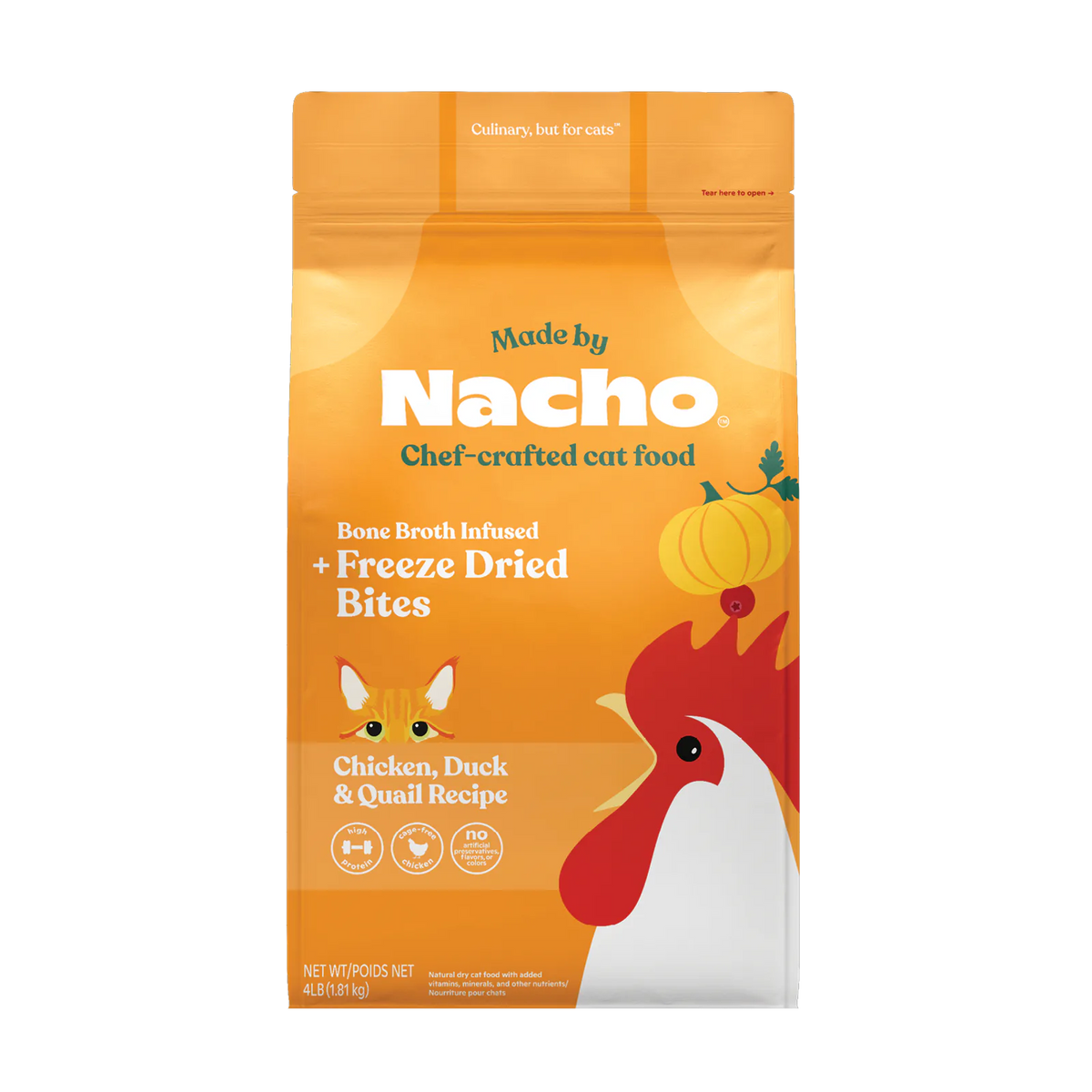 Chicken Duck Quail Dry Cat Food product image 1