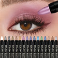 Highly Pigmented Eyeshadow Stick Set 16 Colors Waterproof Matte & Shimmer Eye Makeup Pencil Kit