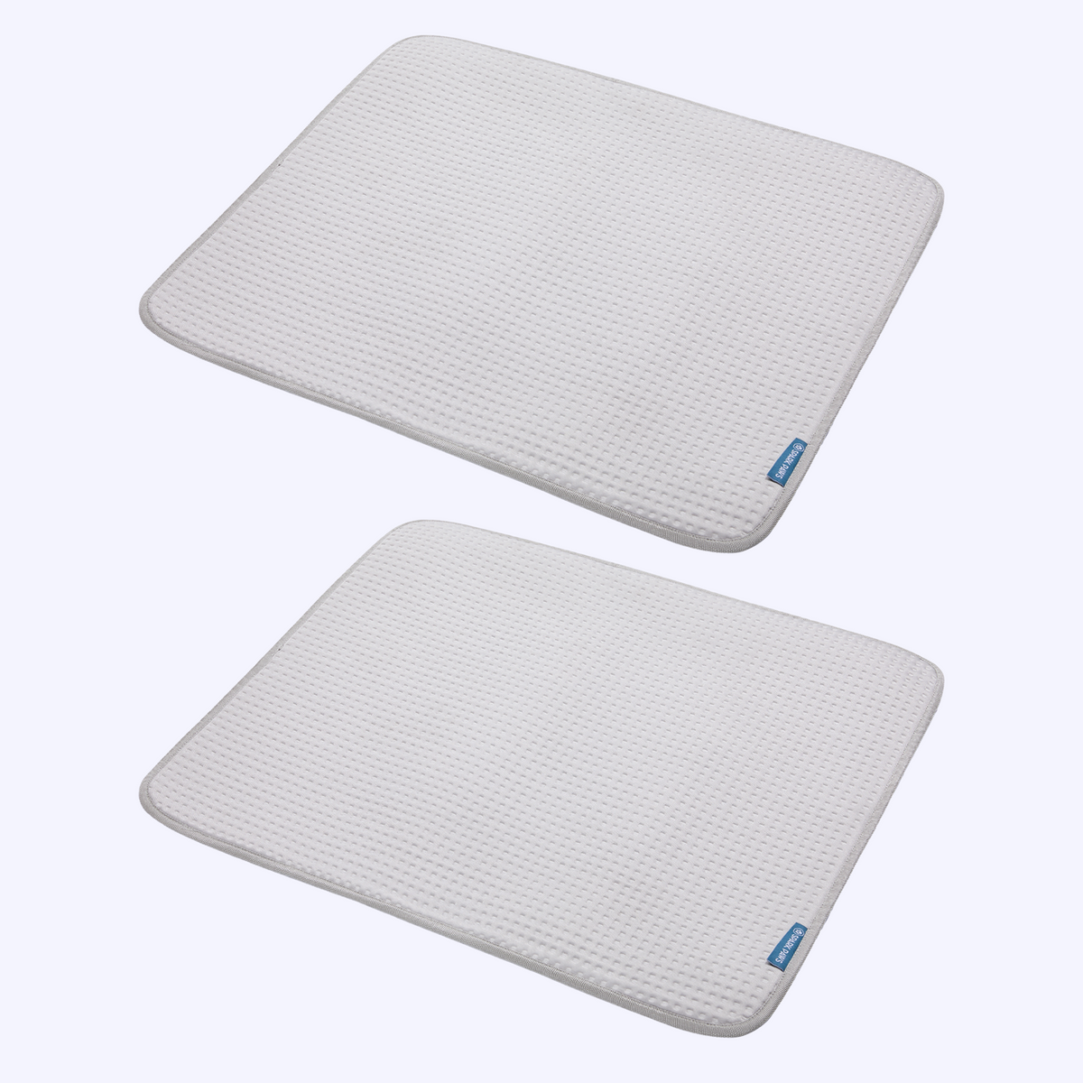 Two-Pack Cooling Dog Mats Waffle Grey / S
