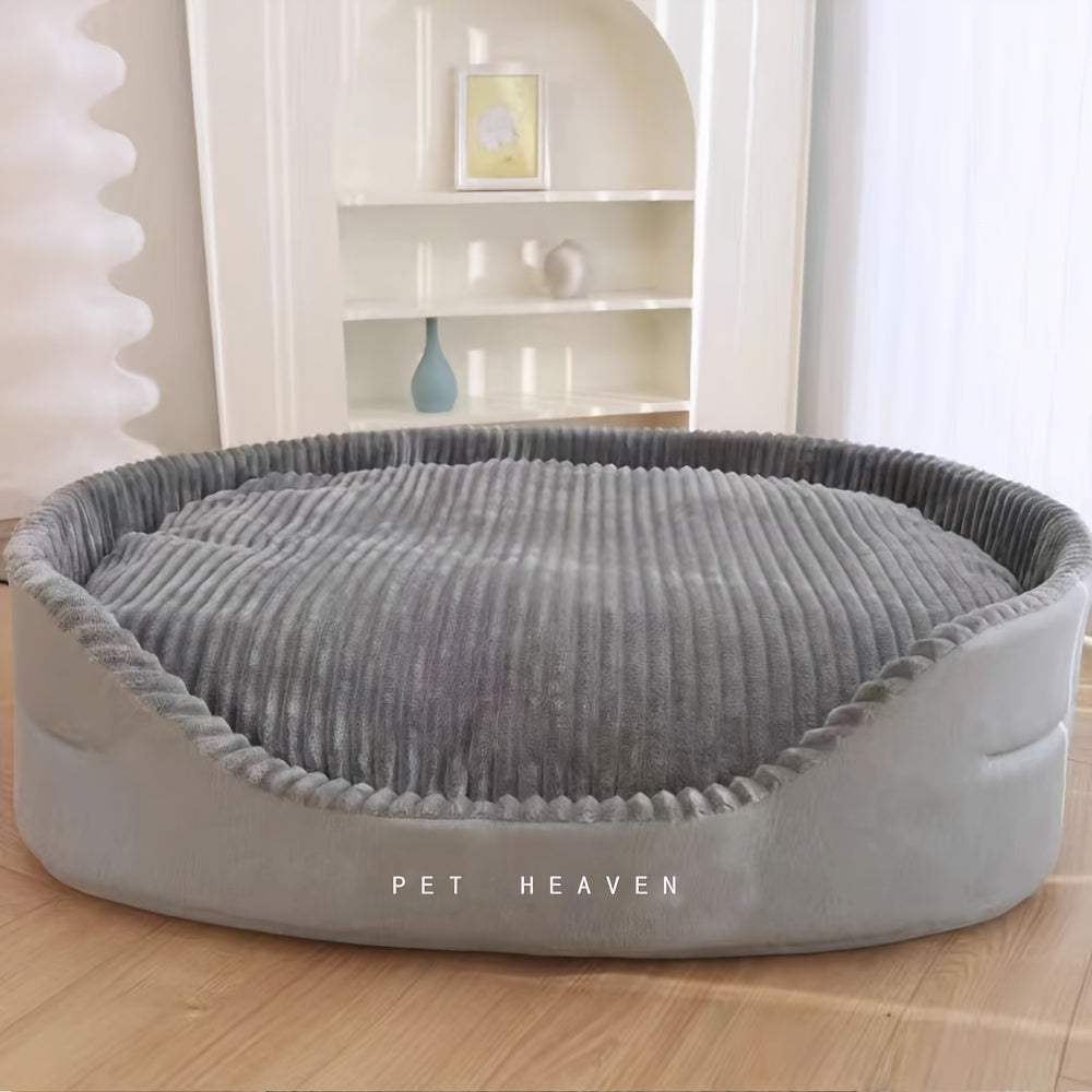 Large Dog Bed Washable Orthopedic Pet Bed – Machine Washable, Bite Resistant, Anti-Slip, All Season Comfort for Medium & Large Dogs