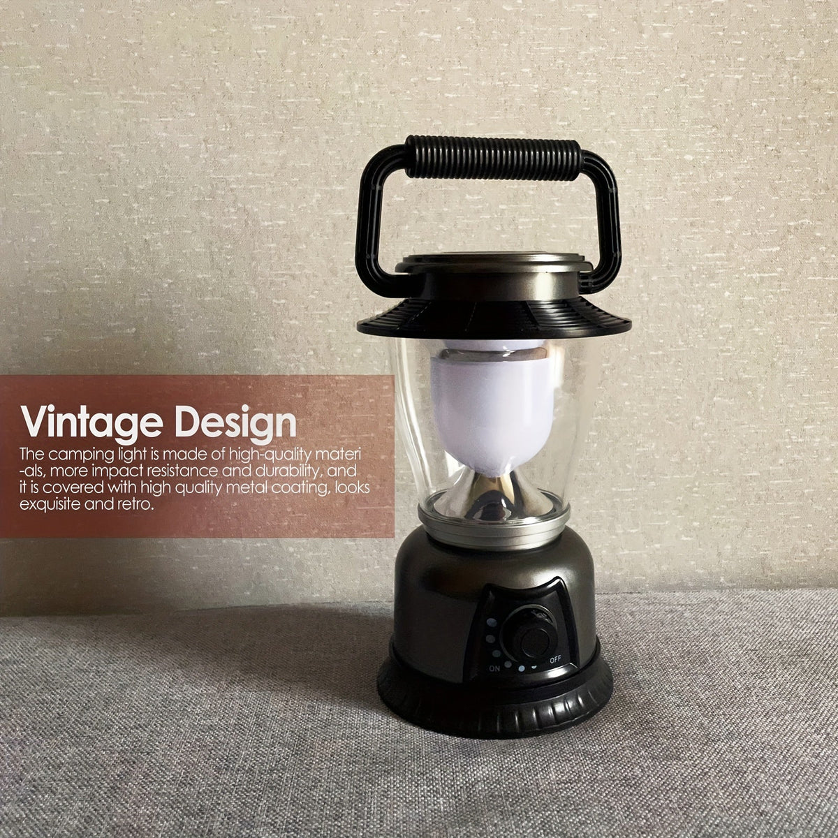4-Pack COB LED Camping Lantern Dimmable Battery Powered – High Brightness Portable Camp Lights for Hiking, Fishing