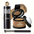 Hair Root Concealer Powder with Brush - Instantly Covers Gray Roots & Thinning Hairline, Plant-Based Keratin Formula