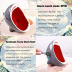 Shark Ramen Bowl 40oz – Large Handmade Ceramic Serving Bowl for Soup, Snacks, Candy & Fruit, Cute Decorative Key Bowl for Entryway