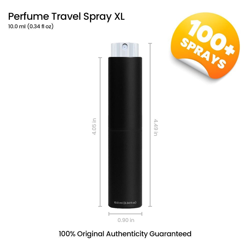 Sauvage EDP Men's Travel Spray 10ml Decant - Ambery Bergamot Ambroxan Cologne - Portable for Bath Time, Home Spa and Personal Care