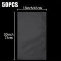 Cellophane Bags 50-Pack Large 18x30 Inch Transparent Gift Basket Wrap Bags – Clear Cellophane Wrapping for Christmas